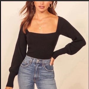 Reformation Isabel Ribbed Sweater